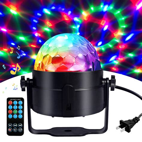 Party <b>Lights</b> 2 in 1 RGB <b>LED</b> Stage Beam <b>Lights</b> <b>Sound</b> <b>Activated</b> DJ Disco <b>Lights</b> with Strobe Flash Effects, Timing <b>LED</b> Stage <b>Light</b> Projector with Remote Control for Wedding Birthday Dance Party. . Lifestyle advanced led lights sound activated